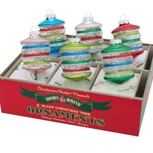 Christopher Radko HOLIDAY SPLENDOR 6 COUNT 3.25" LANTERNS Christmas Ornaments